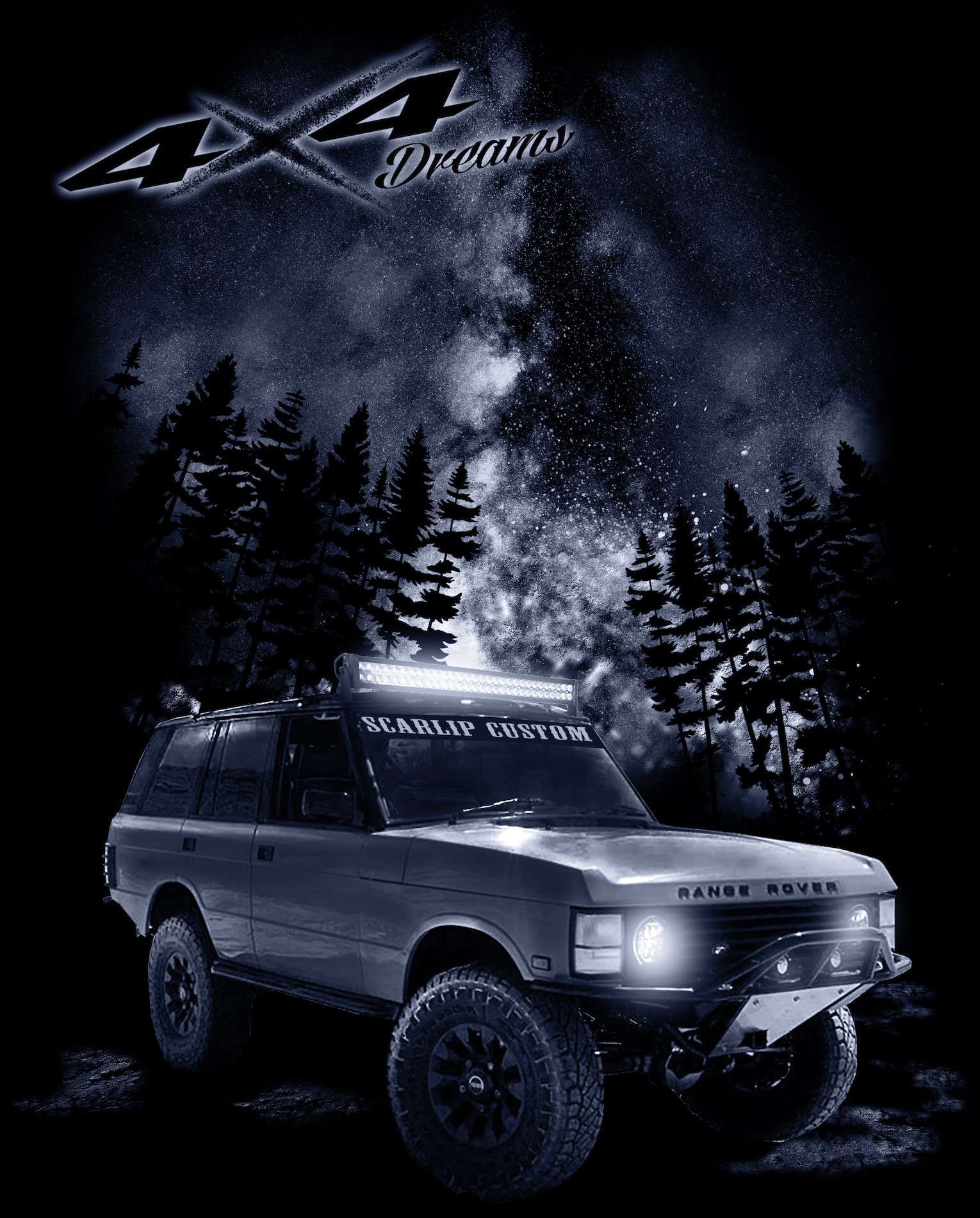 CAMISETA DREAMS 4X4 LAND ROVER RANGE ROVER