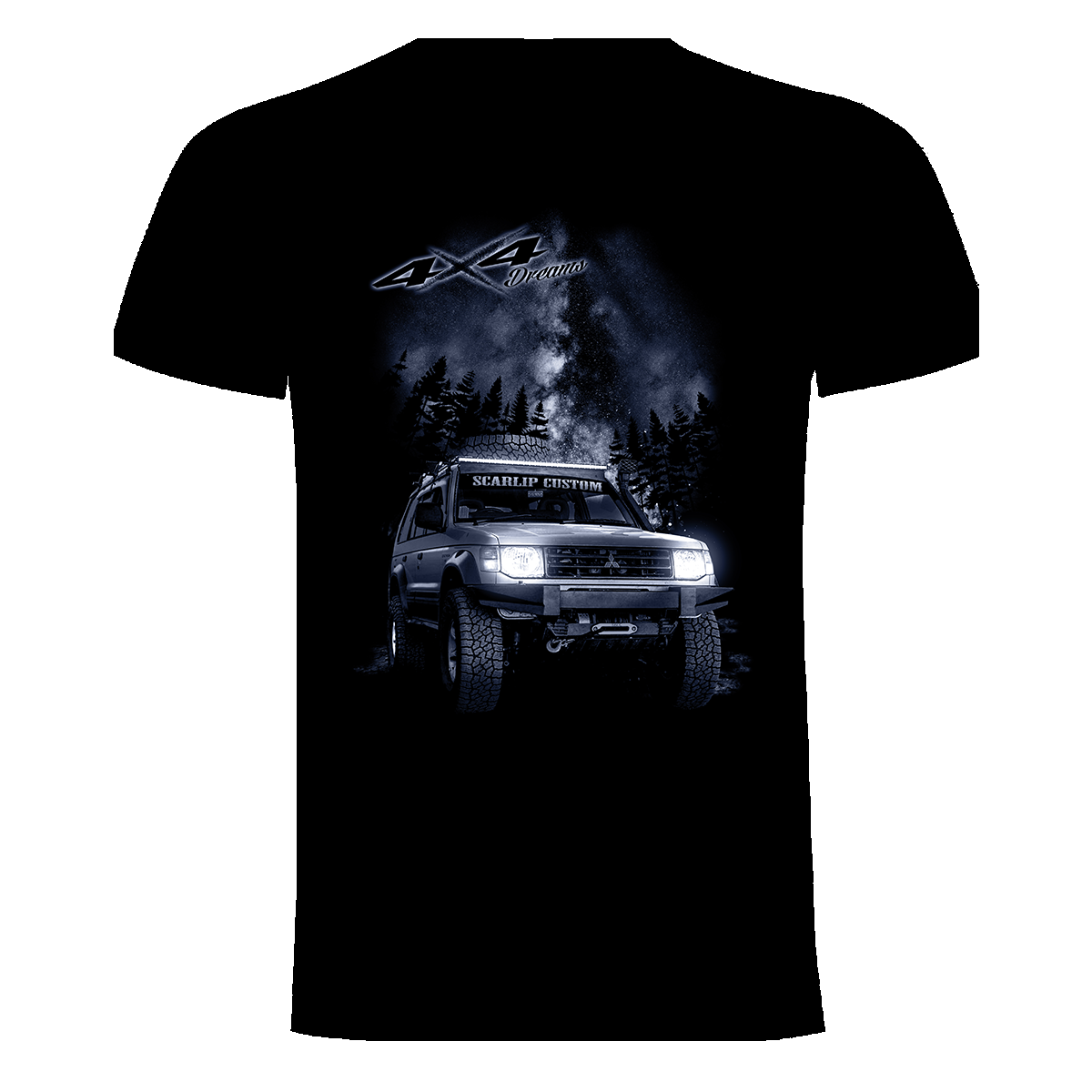 CAMISETA DREAMS 4X4 MITSUBISHI MONTERO MK2