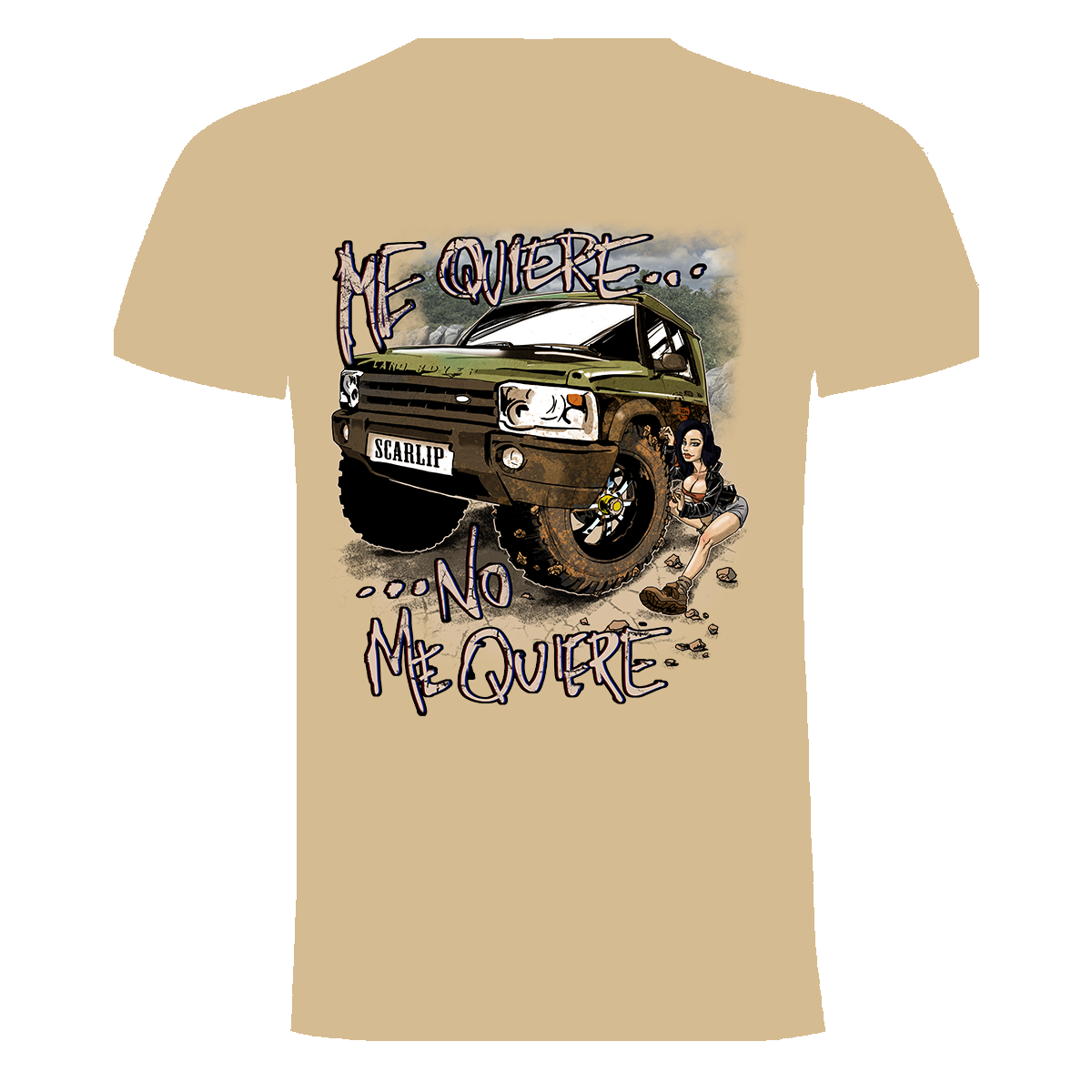 CAMISETA ME QUIERE, NO ME QUIERE (LAND ROVER)