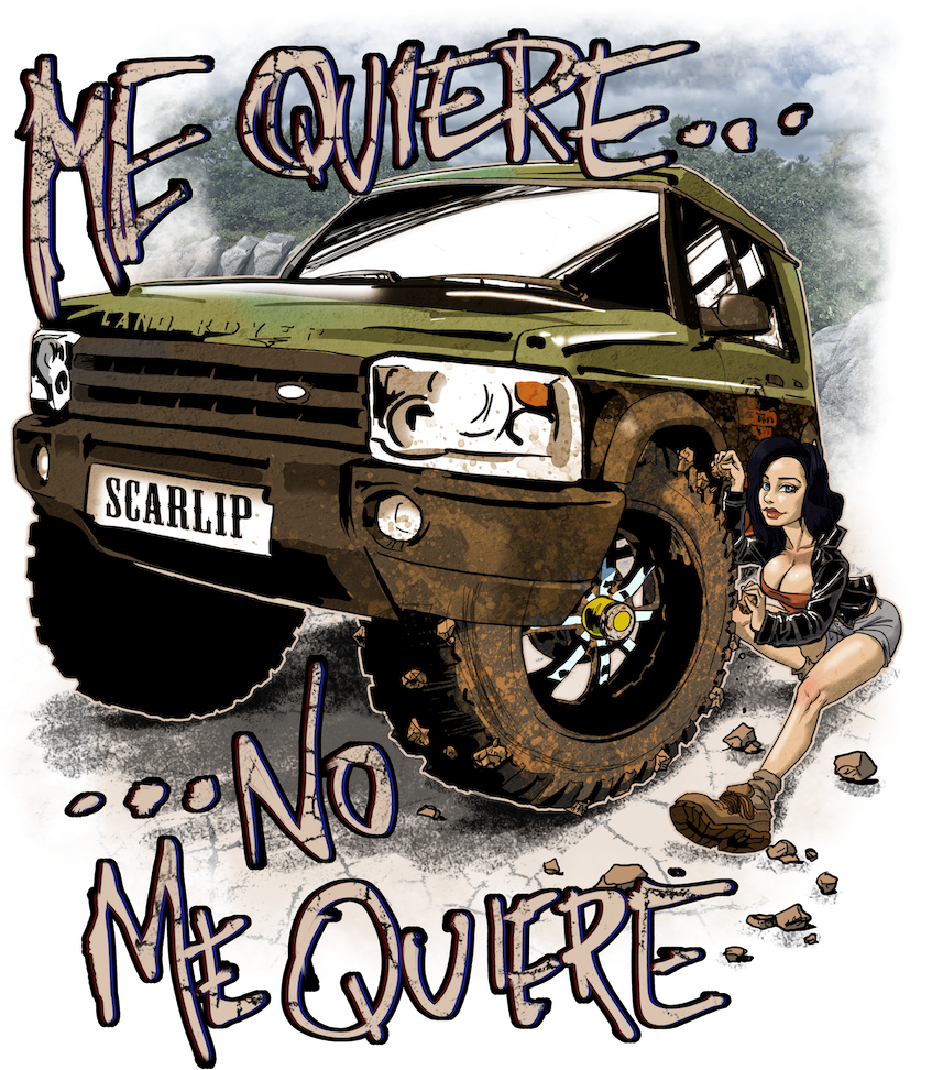 CAMISETA ME QUIERE, NO ME QUIERE (LAND ROVER)