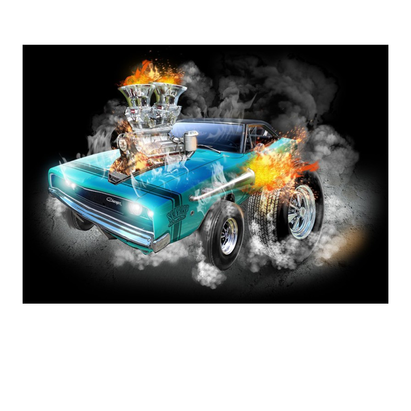 CAMISETA DODGE CHARGER CARTOON