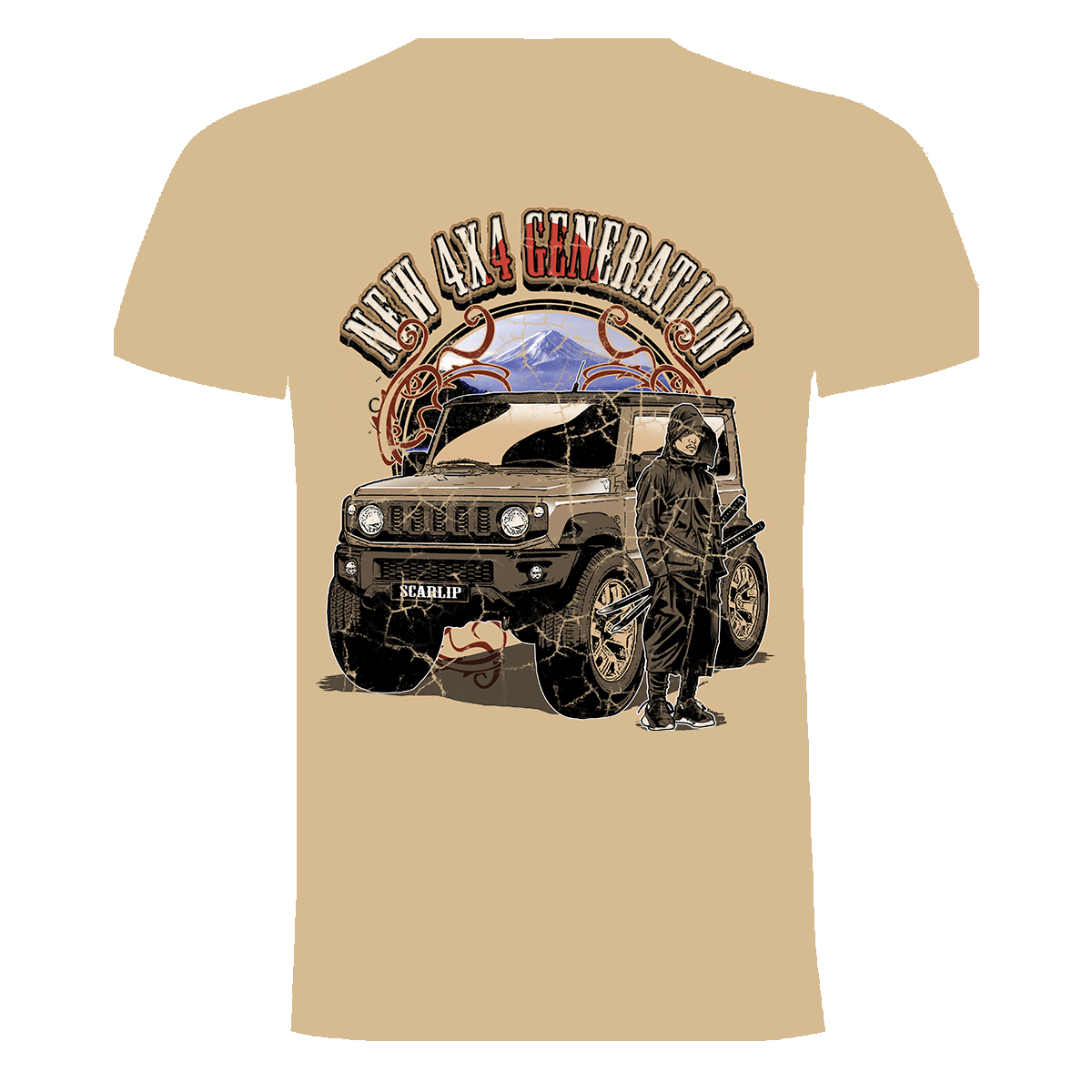 CAMISETA SUZUKI-NEW 4X4 GENERATION
