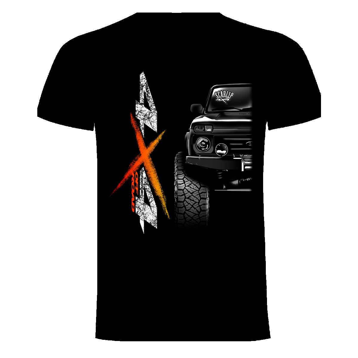 CAMISETA 4X4 OFF ROAD LAND NIVA