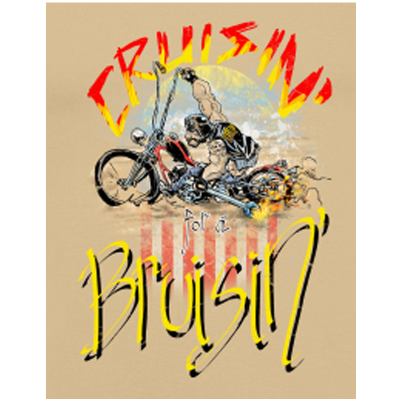 CAMISETA CRUISIN 'FOR A BRUISIN'