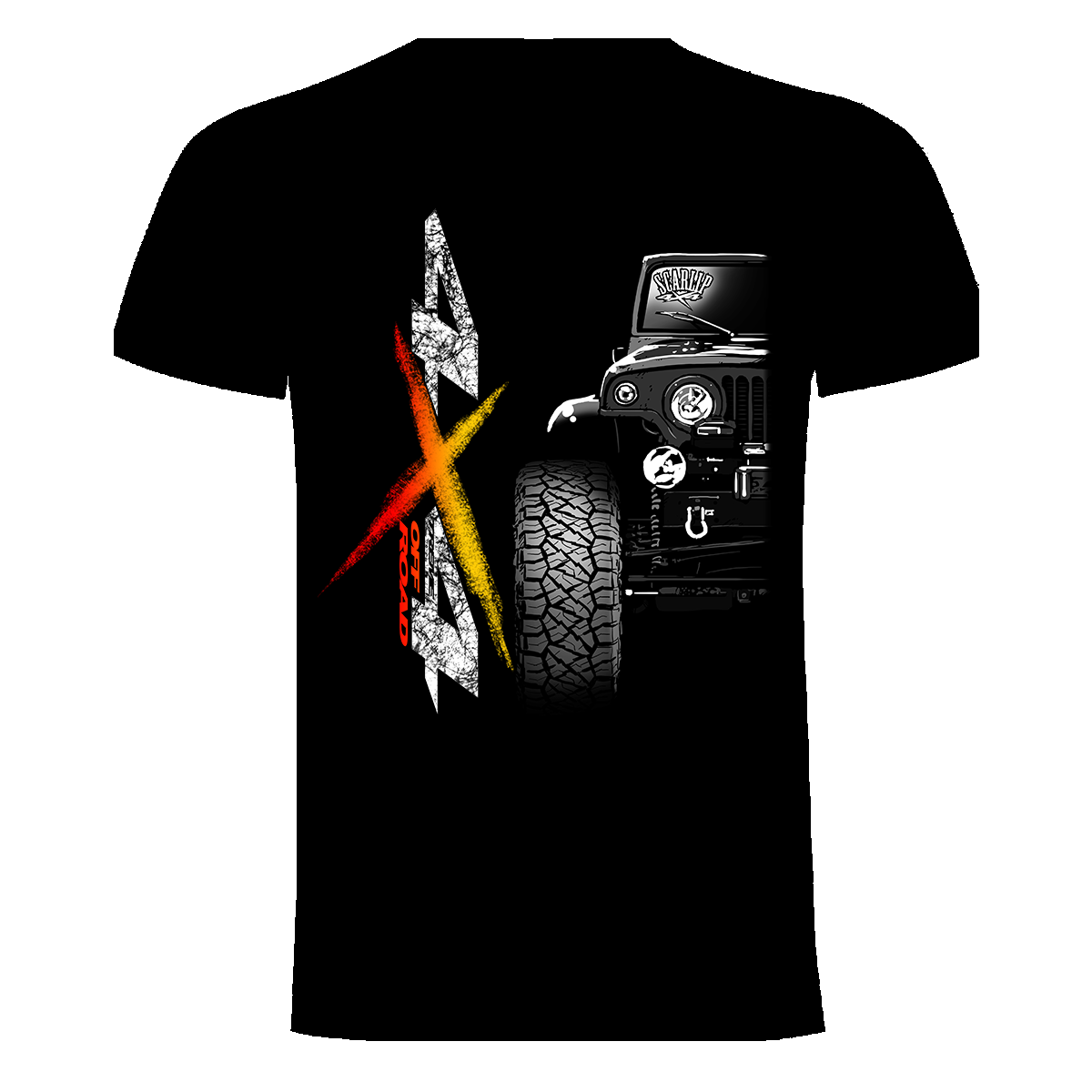 CAMISETA 4X4 OFF ROAD COMANDO