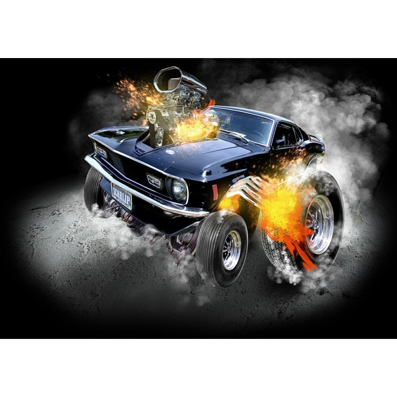 CAMISETA MUSTANG CARTOON