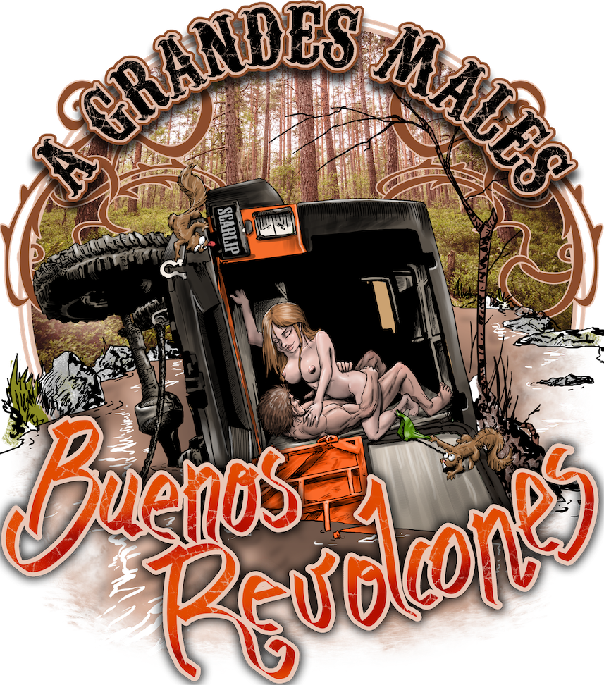 CAMISETA A GRANDES MALES BUENOS REVOLCONES (JEEP)
