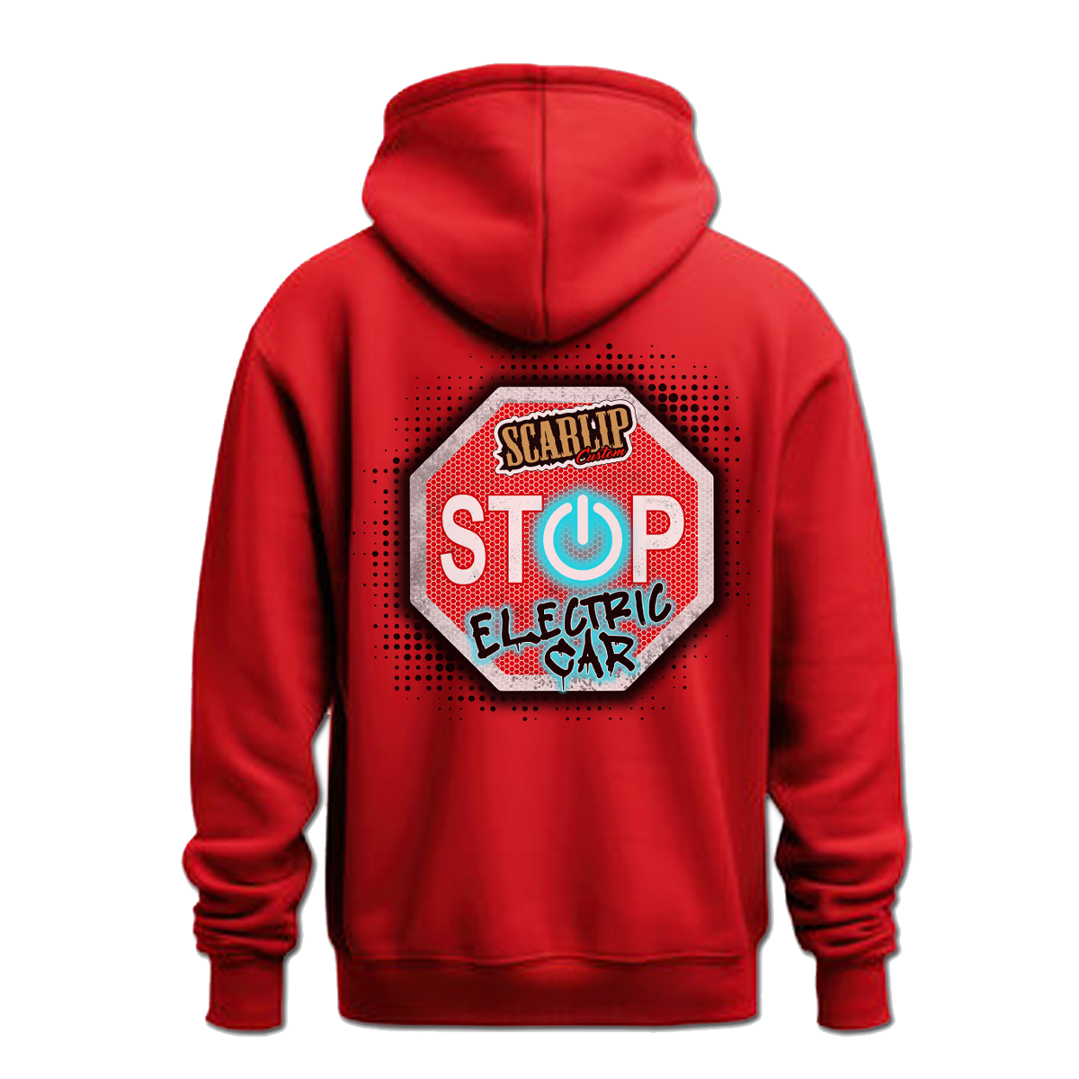 SUDADERA STOP ELECTRIC CAR