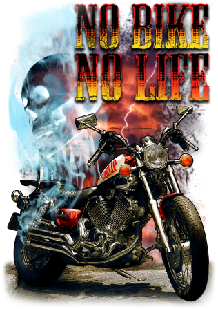 CAMISETA NO BIKE NO LIFE
