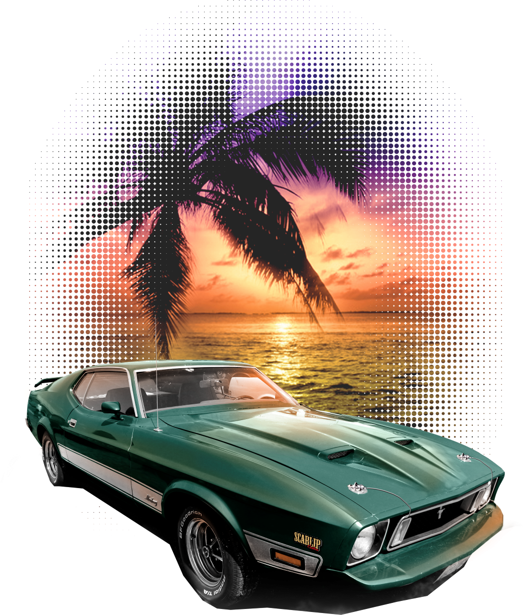 CAMISETA GREEN MUSTANG FRONTAL