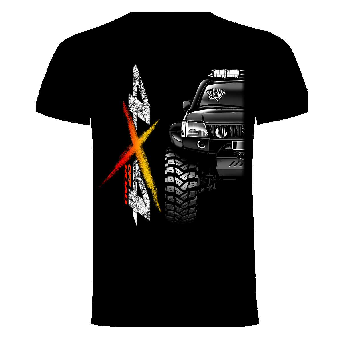 CAMISETA 4X4 OFF ROAD TOYOTA LAZ KZJ95