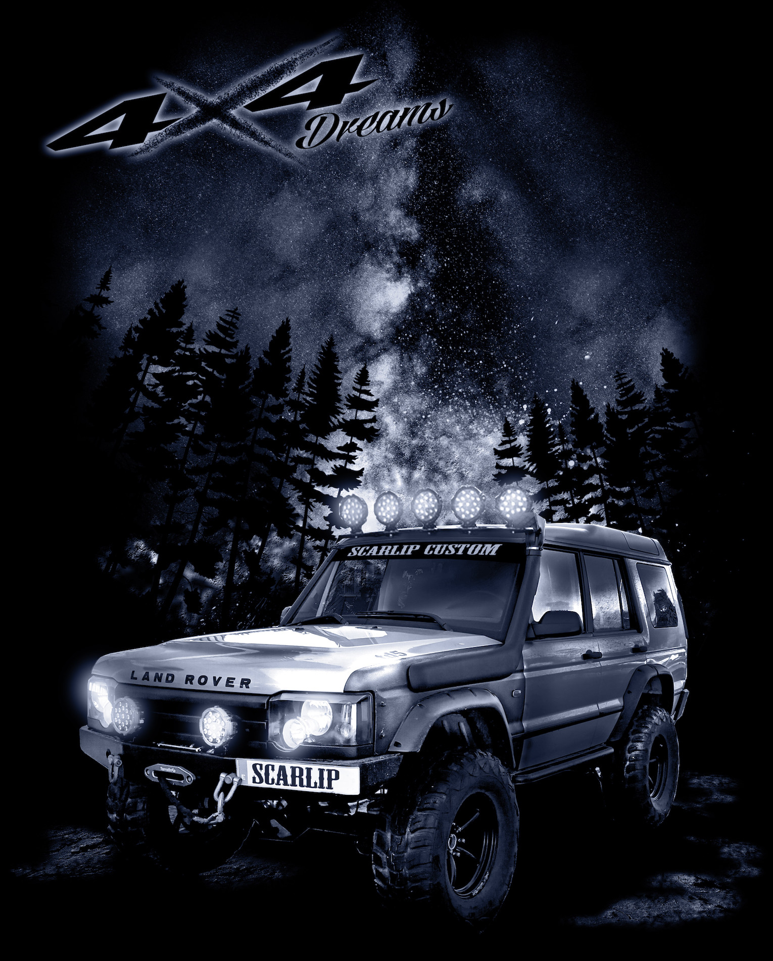 CAMISETA DREAMS 4X4 LAND ROVER DISCOVERY TD5