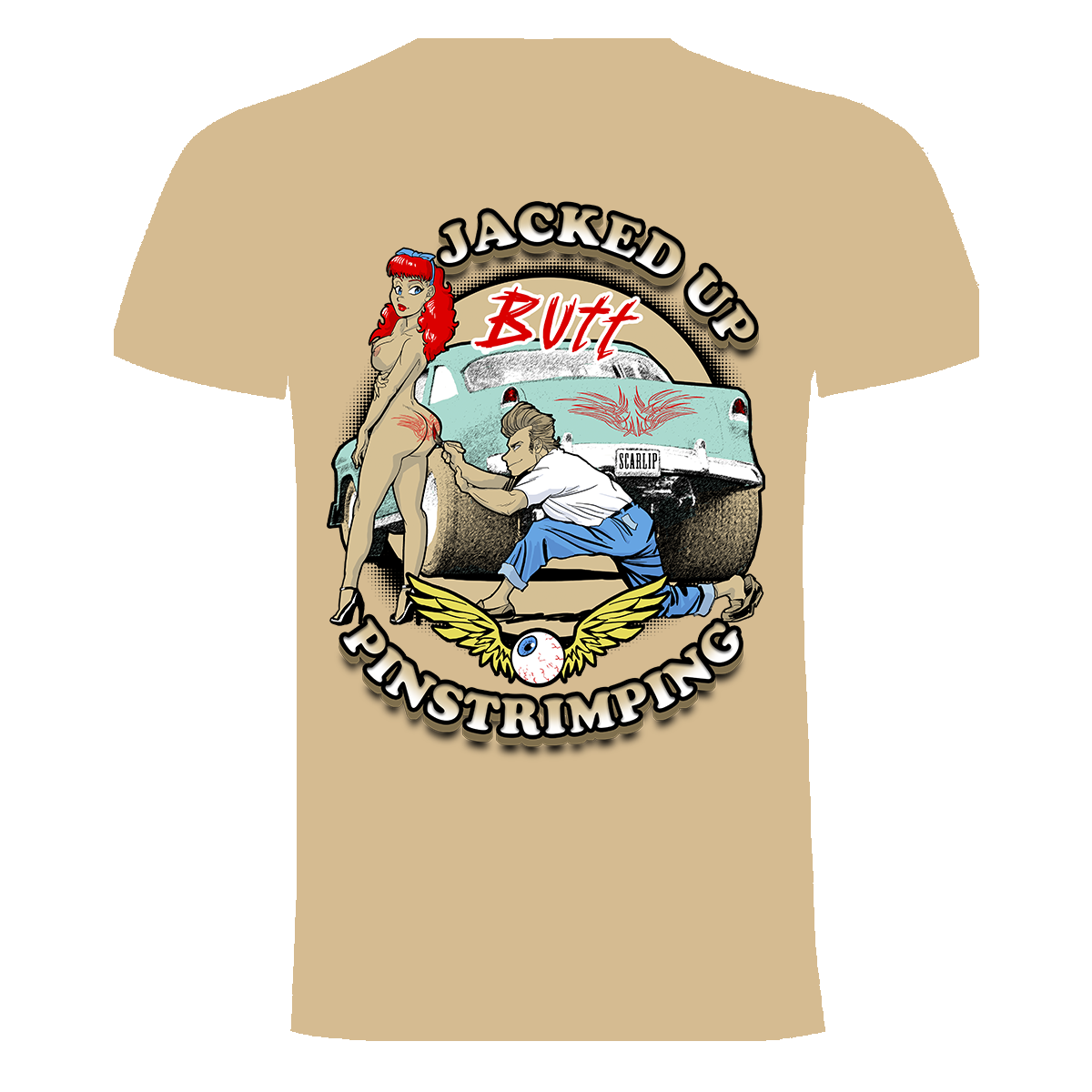 CAMISETA JACKED UP PINSTRIMPING