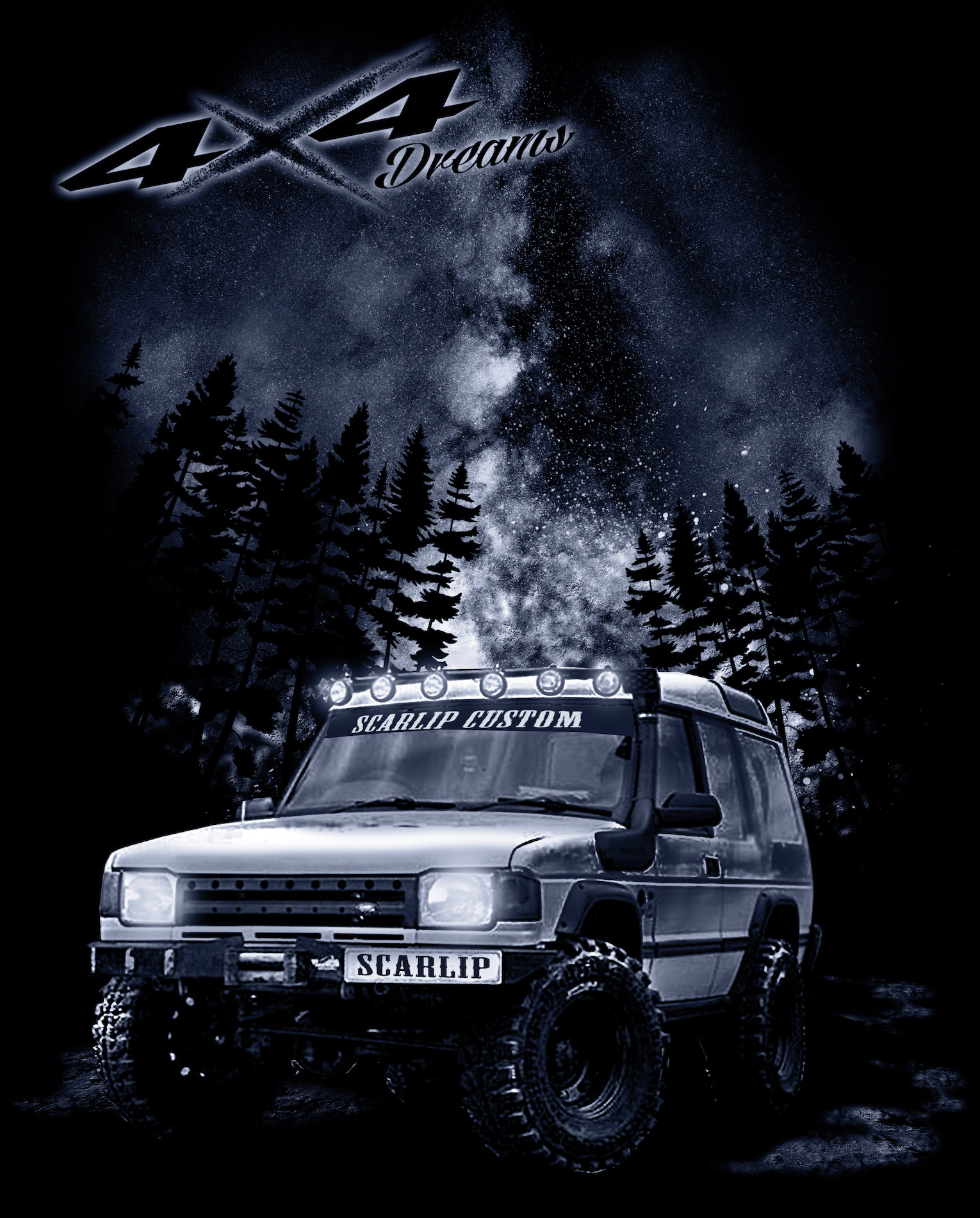 CAMISETA DREAMS 4X4 LAND ROVER DISCOVERY 1