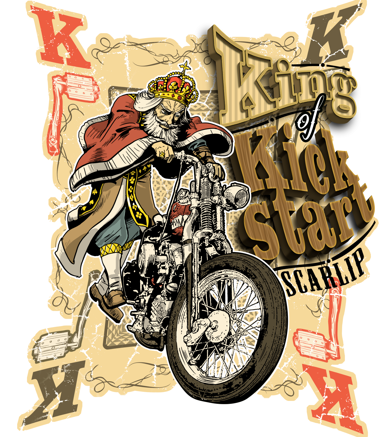 CAMISETA KING OF KICKSTART