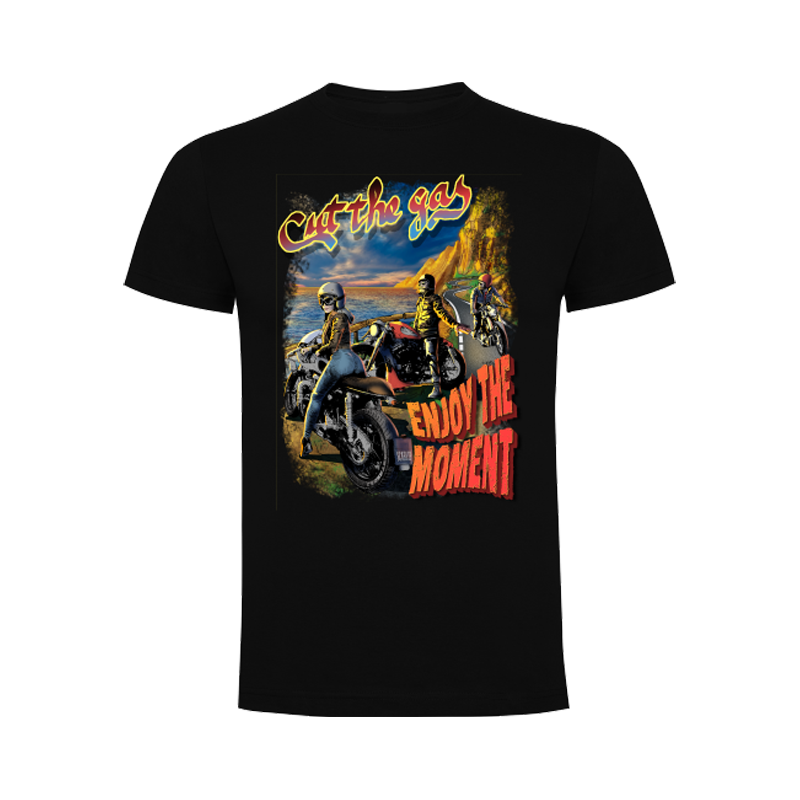 CAMISETA CUT THE GAS ENJOY THE MOMENT