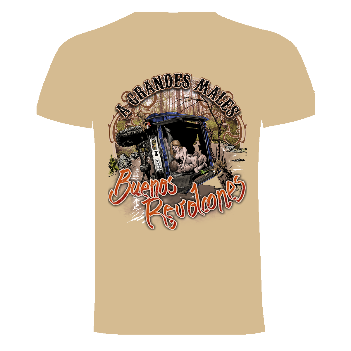 CAMISETA A GRANDES MALES BUENOS REVOLCONES (PATROLGR)