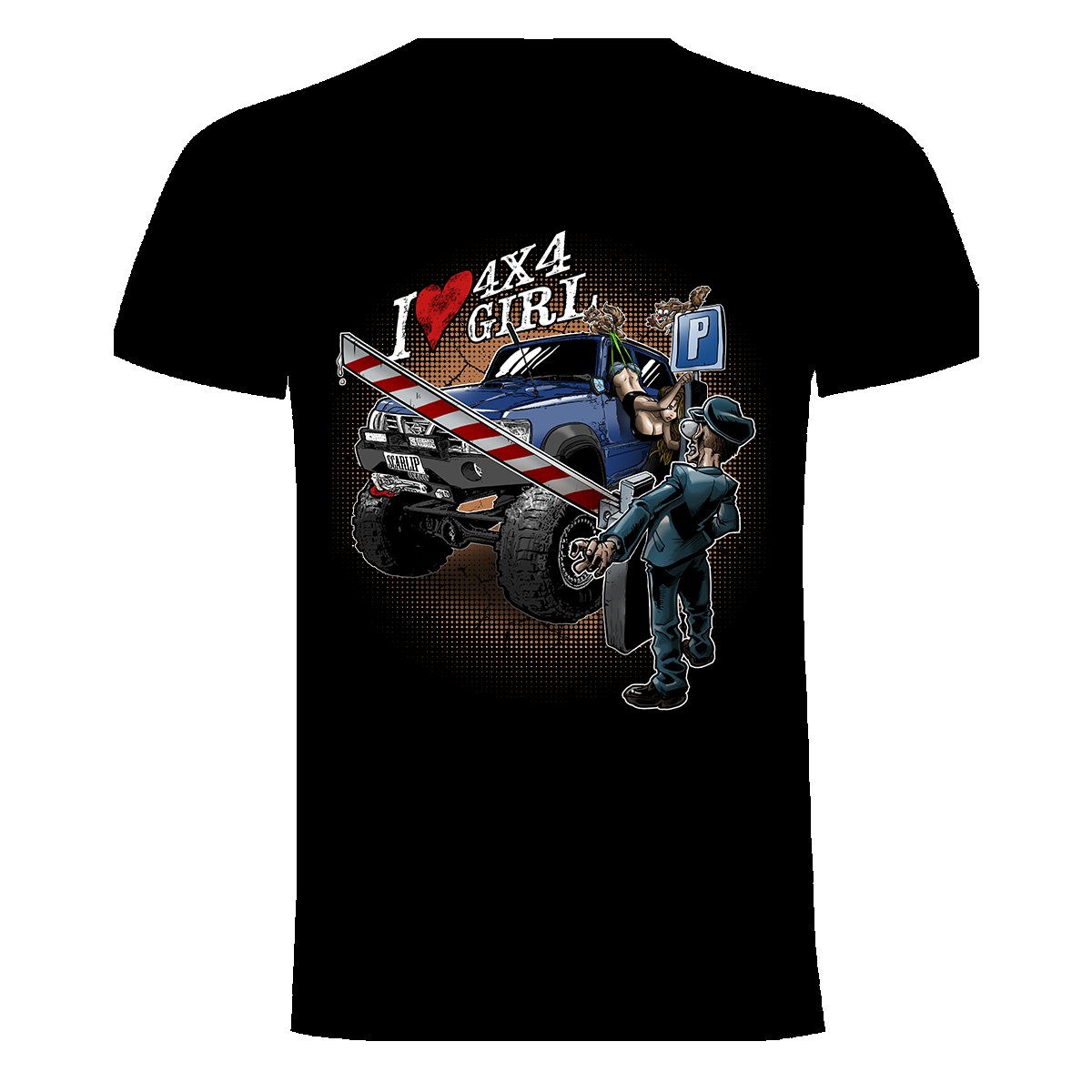 CAMISETA I LOVE 4X4 GIRL (SAMURAI)