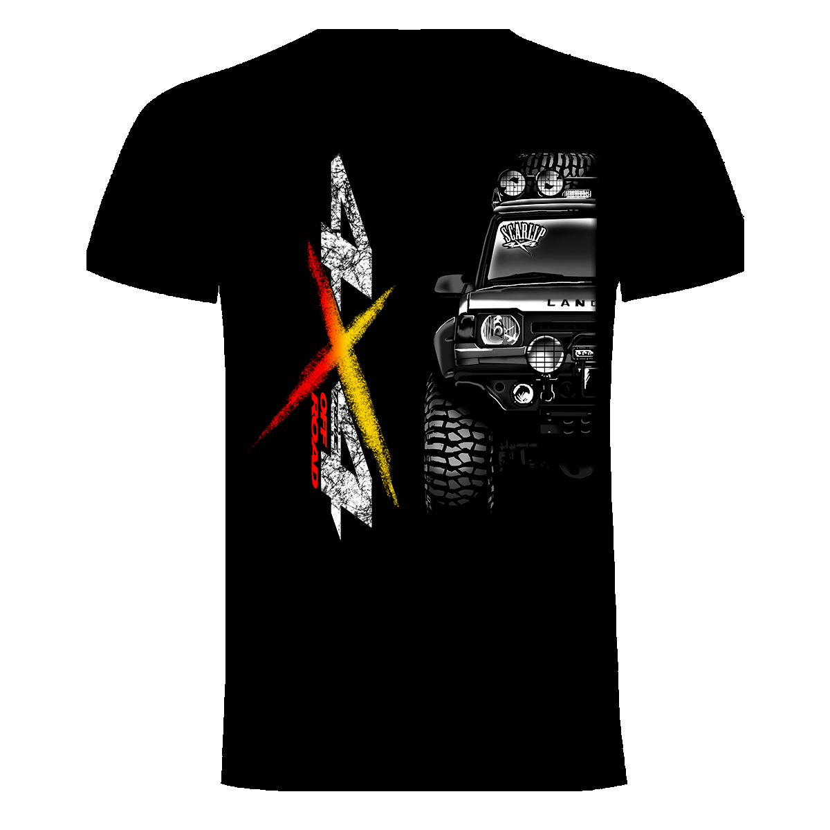 CAMISETA 4X4 OFF ROAD LAND ROVER DISCOVERY 2