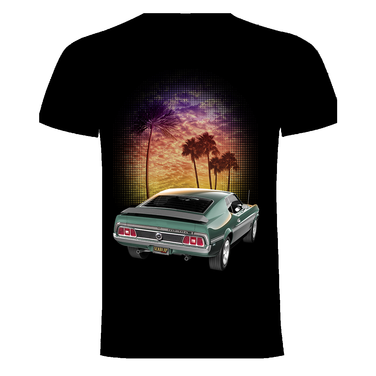 CAMISETA GREEN MUSTANG BACK