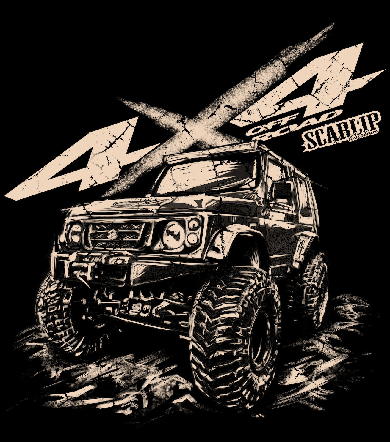 CAMISETA QUICK STROKE SUZUKI SAMURAI