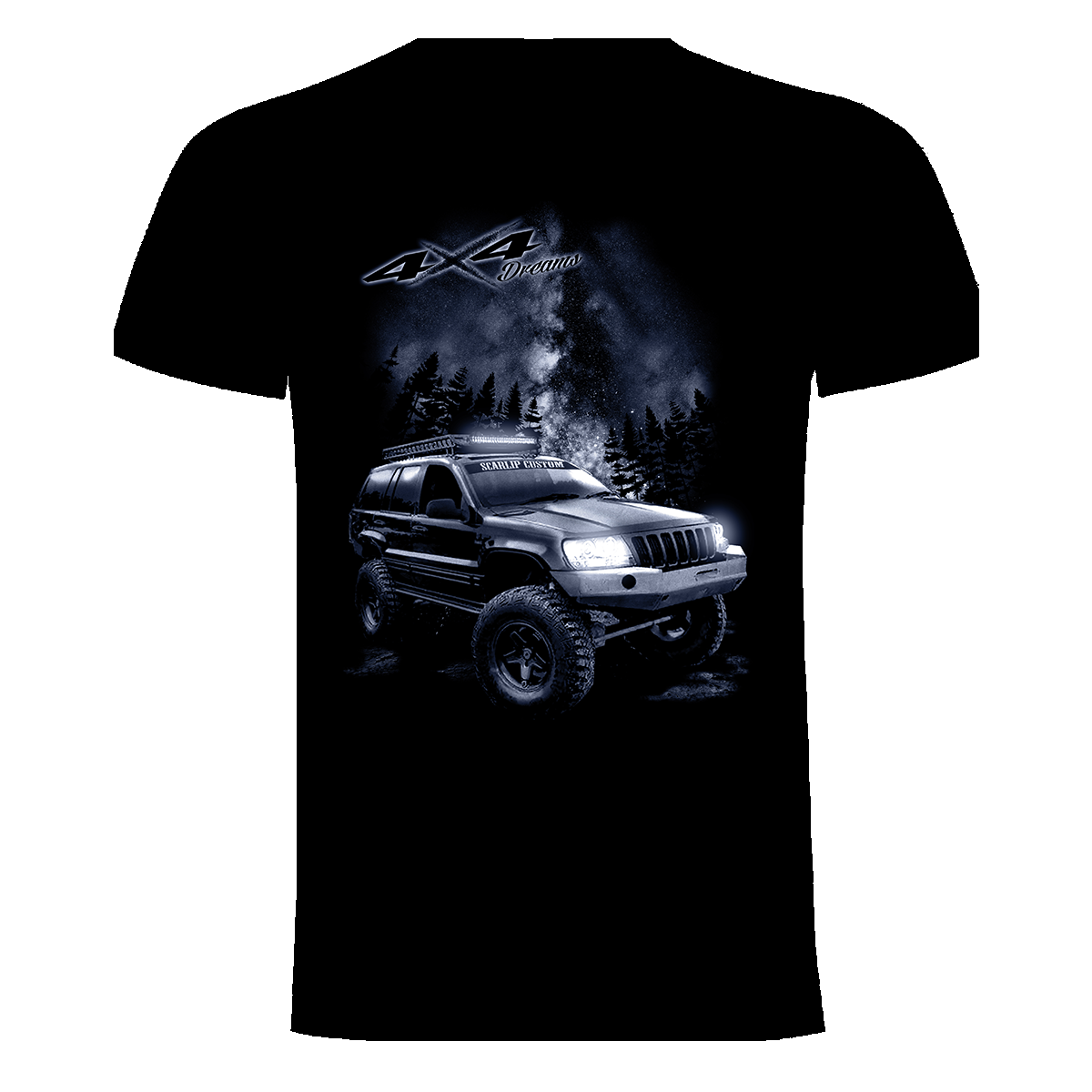 CAMISETA DREAMS 4X4 JEEP WJ