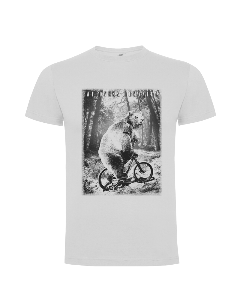 Urban BikeBear - Camiseta de manga corta Hombre — Gris