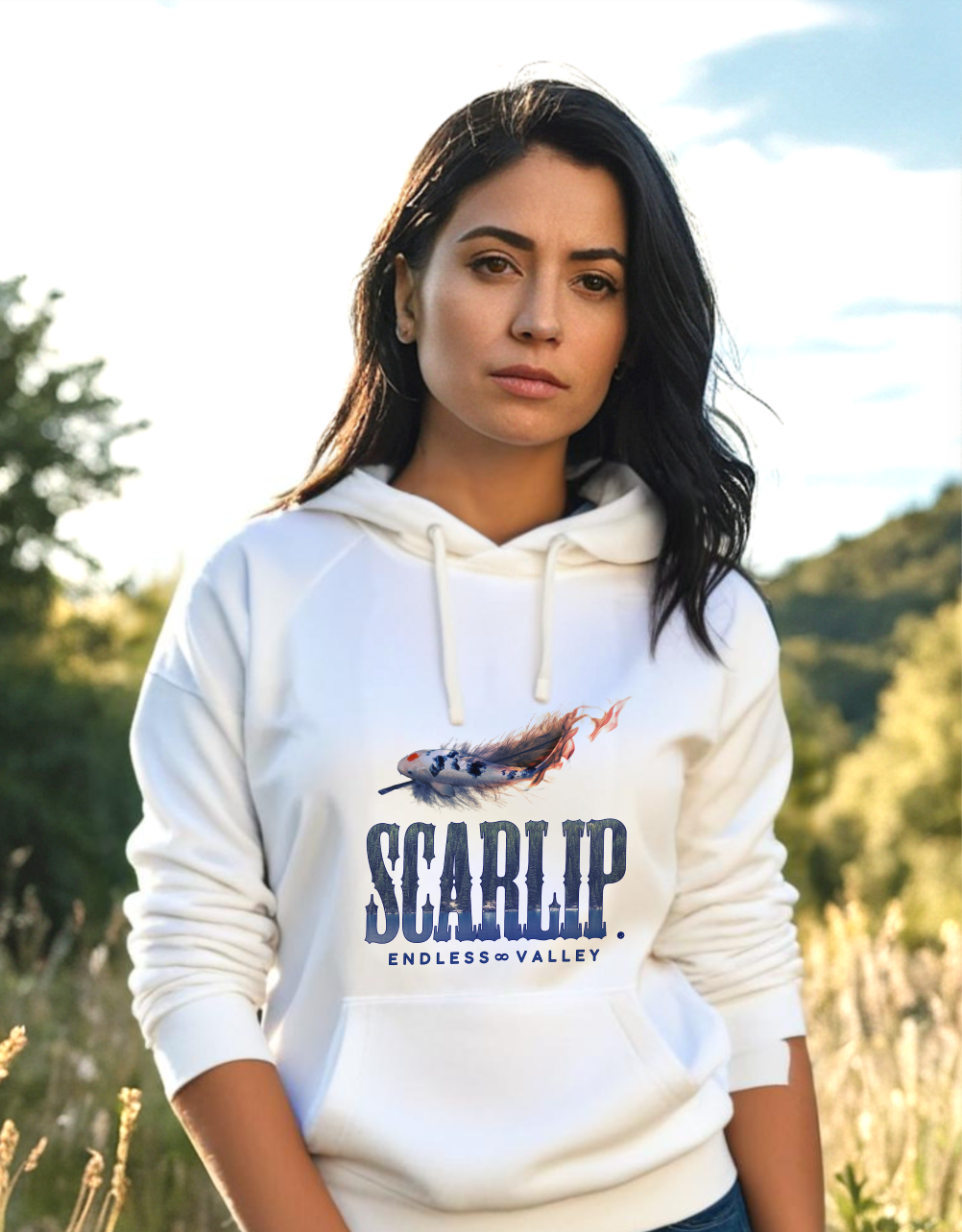 Fusion Koi - Sudadera capucha mujer