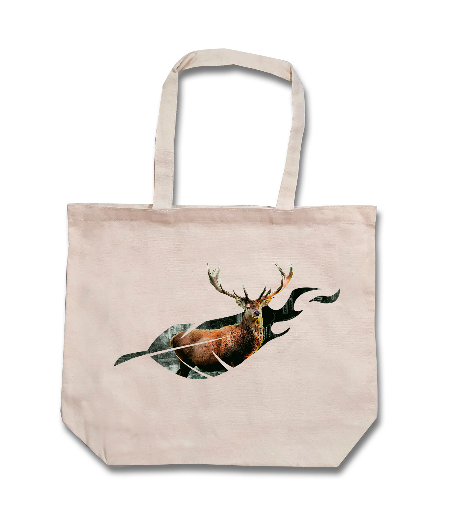 Bolsa Tote Bag Deer Feather