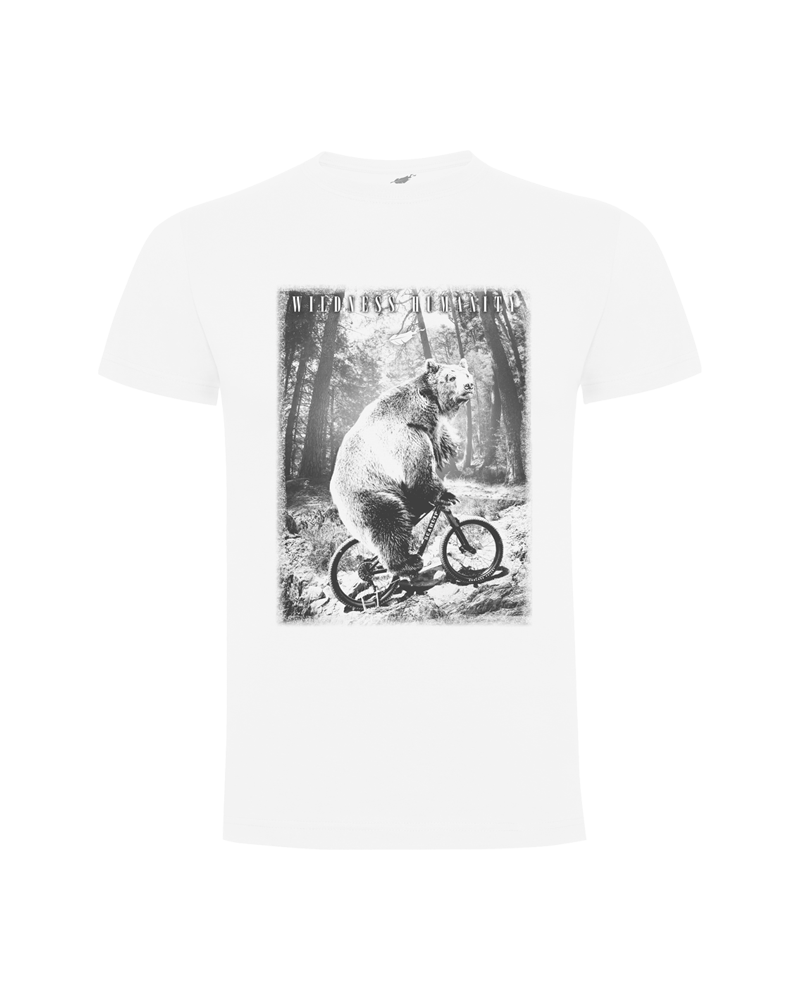 Urban BikeBear - Camiseta de manga corta mujer — Blanco
