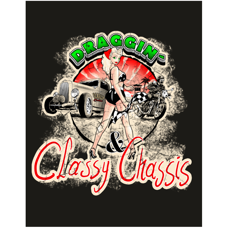 CAMISETA DRAGGIN CLASSY CHASSIS