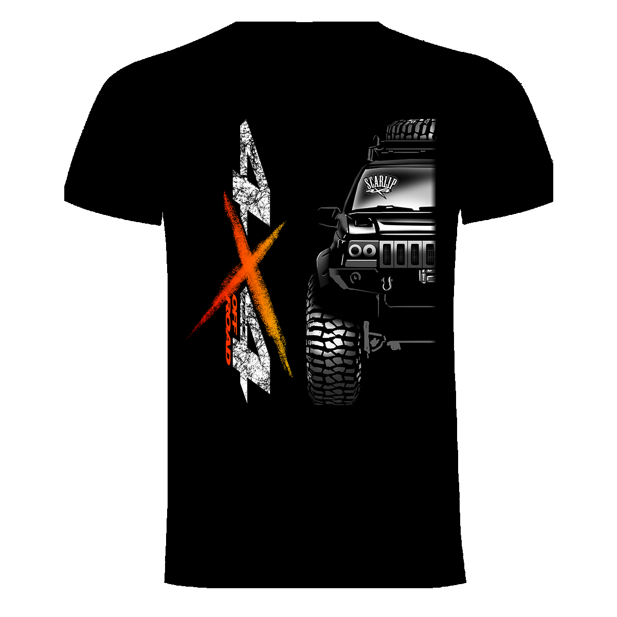 CAMISETA 4X4 OFF ROAD JEEP CHEROKEE ZJ